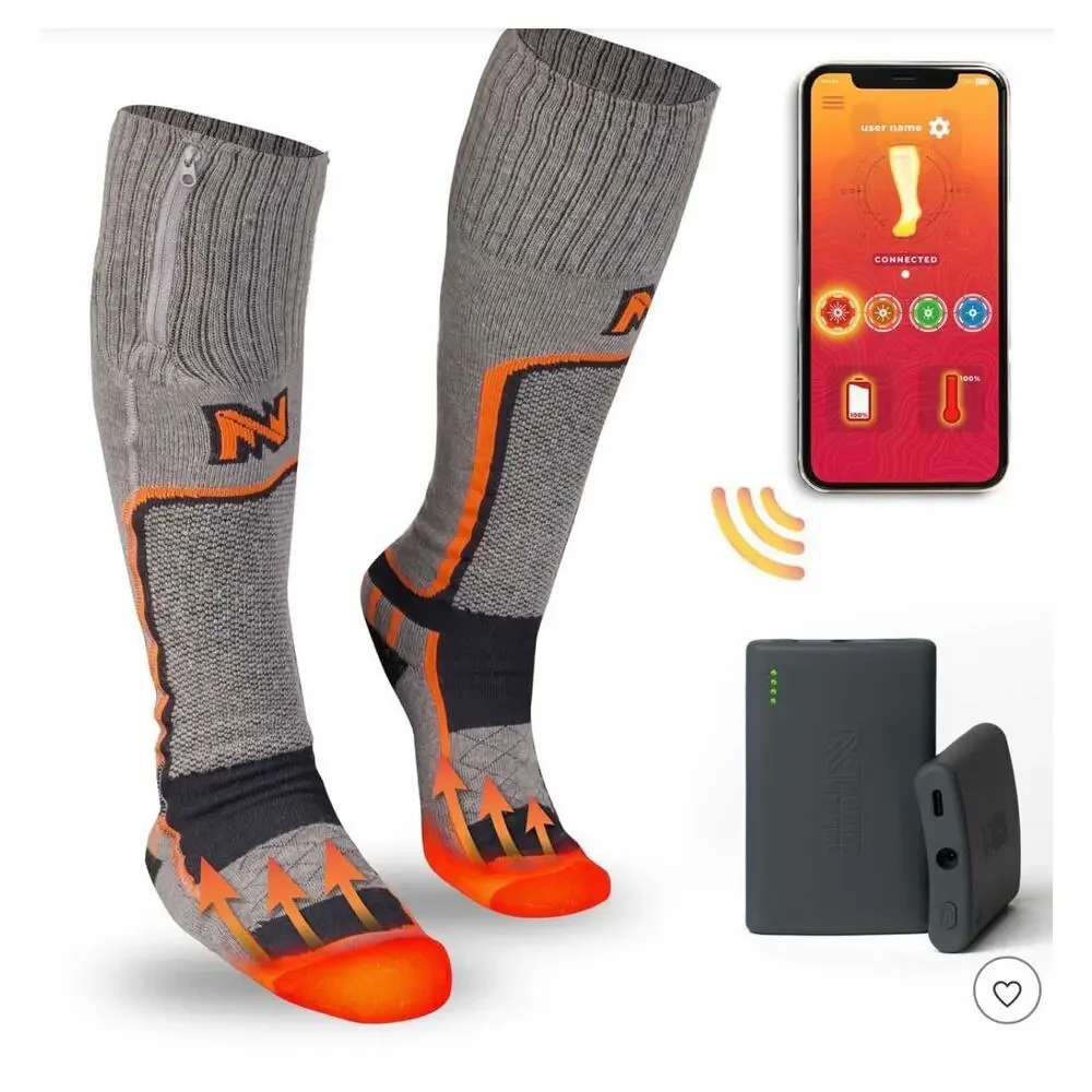 NIB Zippo Hand Warmer Power Bank Heated Socks XL Remote Control Outdoor Bundle